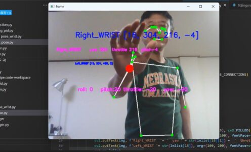 mediapipe（メディアパイプ）& OpenCV・ Pythonでposeランドマーク検出Telloの自動操縦